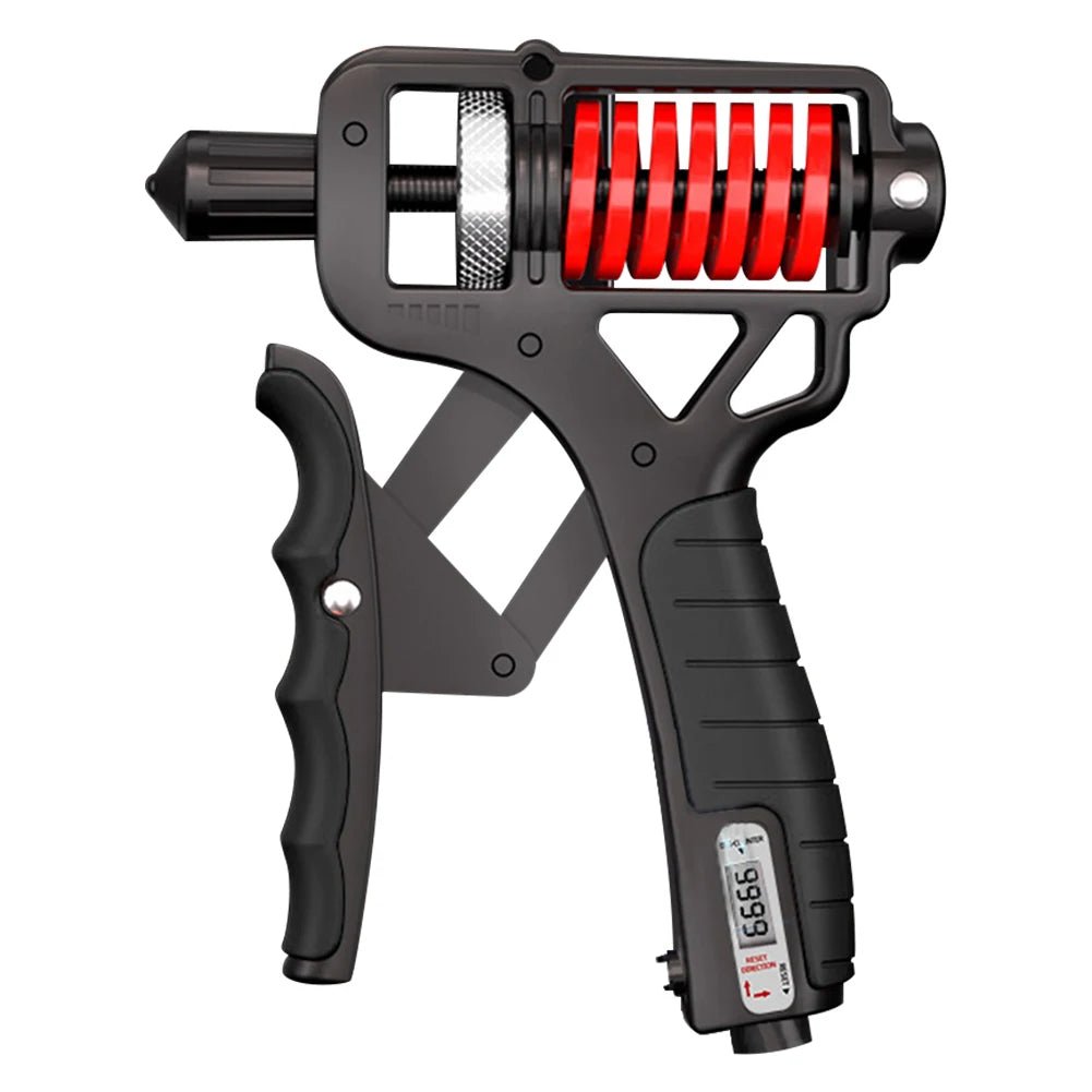 Powerful Adjustable Hand Grip Strengthener With Built In Counter Boosts Muscle - Fitness Gym Workout