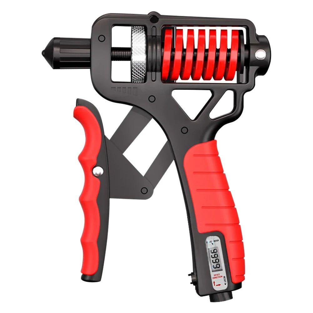 Powerful Adjustable Hand Grip Strengthener With Built In Counter Boosts Muscle - Fitness Gym Workout
